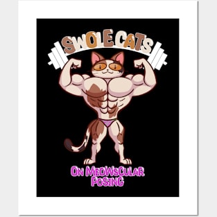 SWOLE MANCHAS2 CAT Posters and Art